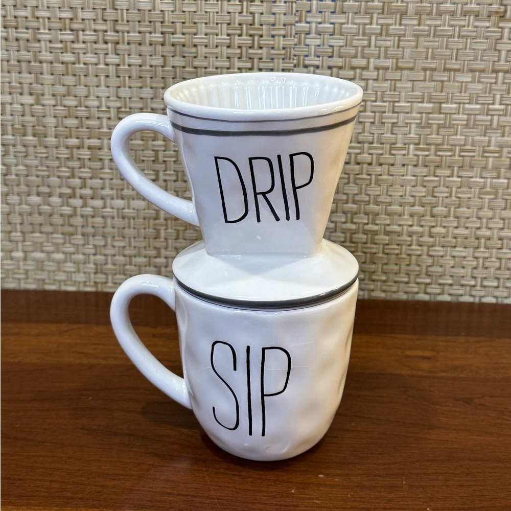 🌟5xHP🌟NWOT Bistro Pour Over Mug & Cone Set by Mudpie